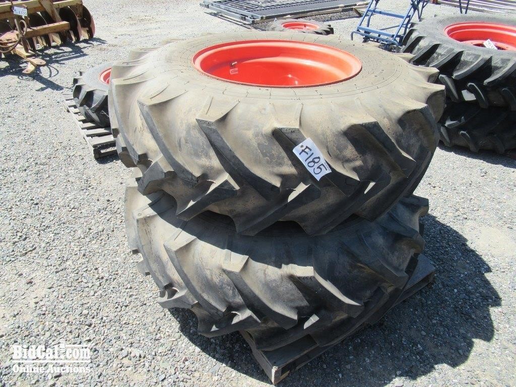 (2) Unused 184-15-26R1 Kubota Tires and Rims