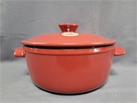 Red Emile Henry 4.2 Qt Stewpot