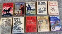 Box Lot of 10 Vintage Horse Related Books