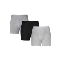 XL Men's Soft Touch Rayon Boxer Briefs, 3pk AZ5