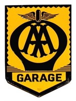 AA Automobile Association Garage Sign Double Sided