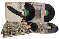 4 - LED ZEPPELIN LP RECORD ALBUMS