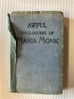 AWFUL DISCLOSURE OF MARIA MONK, 1830'S