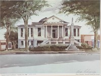 Framed Print of Laurens County Courthouse, S.C.