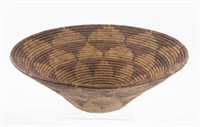 Native American Large Coiled Basket
