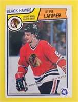 Steve Larmer 1983-84 OPC Rookie Card