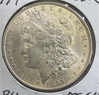 1897 Morgan Dollar UNC BU MS