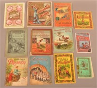 12 Various Mostly 19th c Children's Books