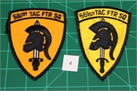 561st Tac Ftr Sq (2 Patches) USAF 1970s Military P