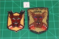 7th Tactical Fighter Sq (2 Patches) Vietnam USAF P