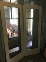 Pair of French Doors ( 30" Wide ~ Full Size Doors)
