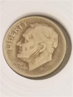 1952 S silver dime