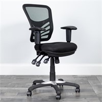 Flash Furniture Mid-Back Mesh Office Chair with Tr