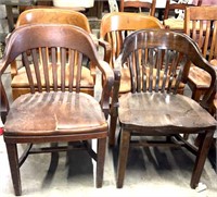 4 early chairs