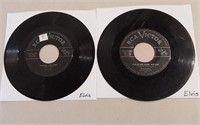 Two Elvis Presley 7" Records