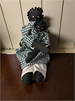 Vintage Collector Doll with Baby