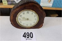 Wood Slab Clock (B1)