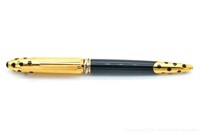 Cartier panther 1990 gold and black pen