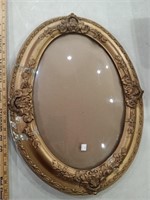 Domed glass picture frame