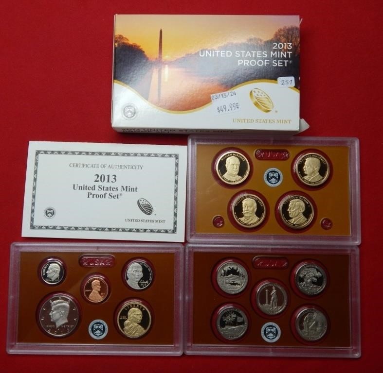 2013 US Mint Proof Set