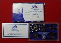 2001 Statehood Quarters Proof Set