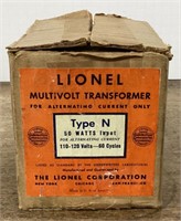 Lionel Multivolt Type N transformer