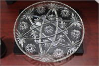 A Pressed Glass Tray