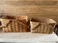 2 longaberger  baskets