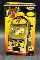 PGN BURNIN' 7 SLOT MACHINE COIN BANK