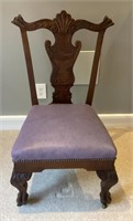 Decorative side chair