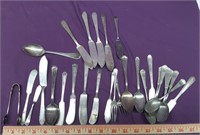 Lot of Silver and Silver pLated Utensils