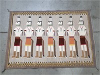 Hand made native rug