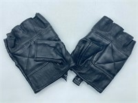 Leather Fingerless Gloves, Small
