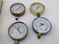 (4) Boxed Pressure Gages