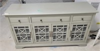 Painted Wood Entertainment Center