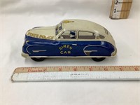 Vintage State Police “Siren Car” Toy Tin Friction