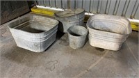 Galvanized Buckets & Tubs