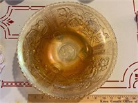 Imperial Rose Luster Footed Bowl