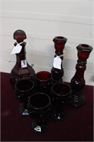 Cape Cod Red Glass  Collection