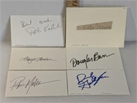 Collection of famous signatures, including David