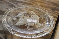 Nativity Scene Glass Dish