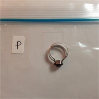 Sterling silver reversable ring lot P