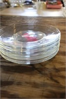 Collection of 9 Clear Glass Dessert Dishes