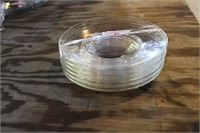 Collection of Clear Glass Dessert Dishes