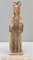 Carved Wood Santos Christianity Figure