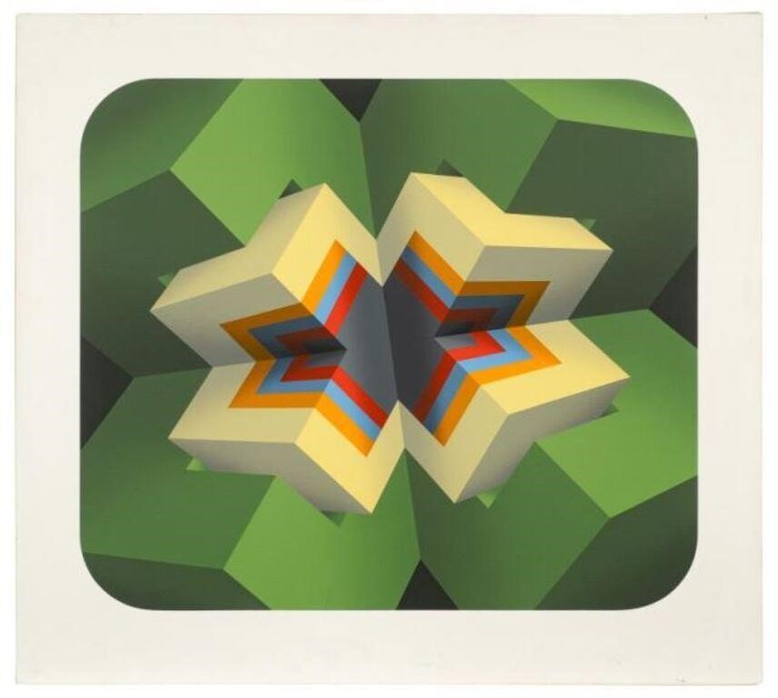 "XCaret XI", Geometric Art by Marko Spalatin.
