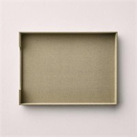 Fabric Paper Desk Tray Sage Green