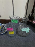 3 PCS OF EARLY PRESSED GLASS