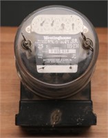 Vintage Westinghouse Electric Meter Single PhaseOB