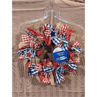 Way To Celebrate Holiday Patriotic Gingham AZ19